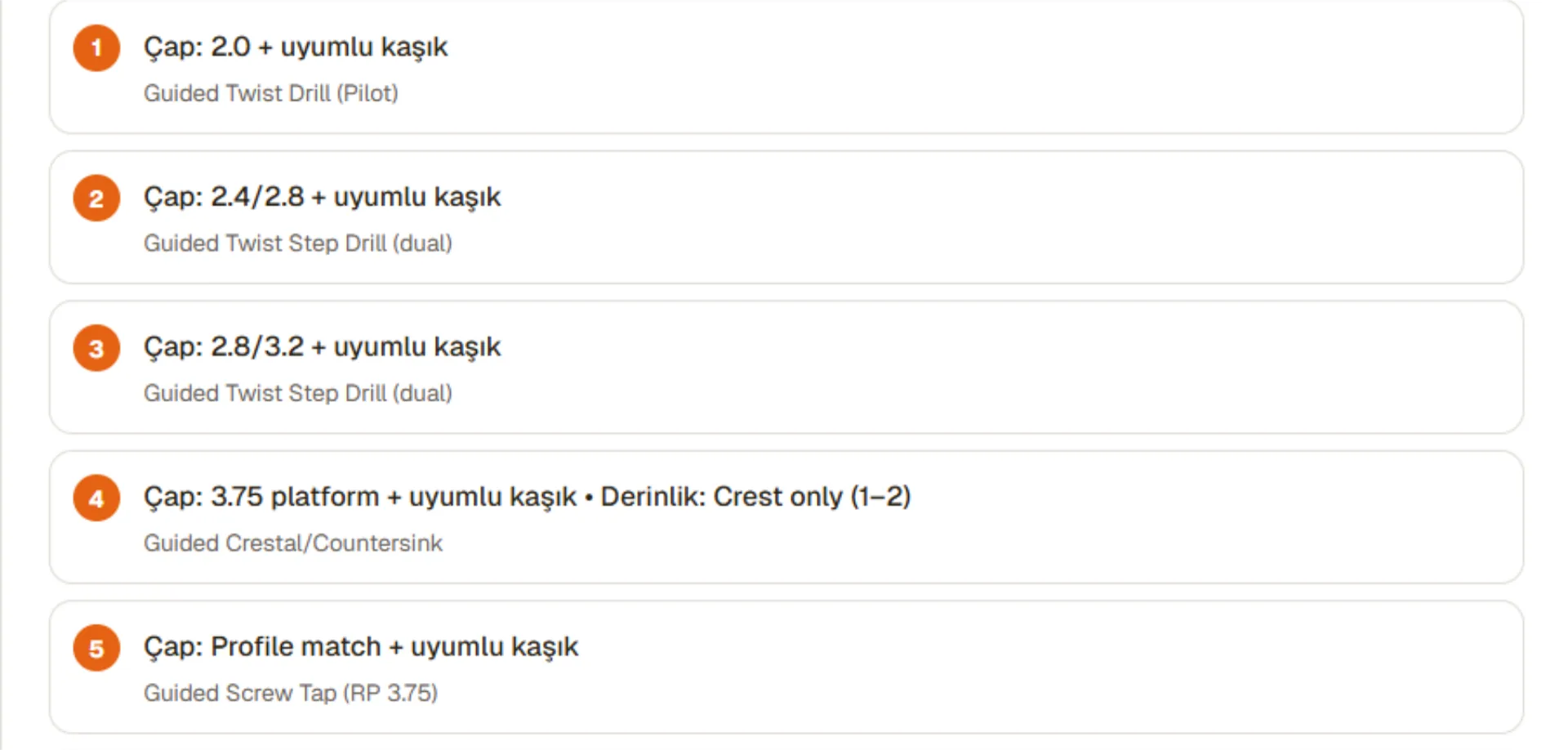 Drill protokolü rehberliği